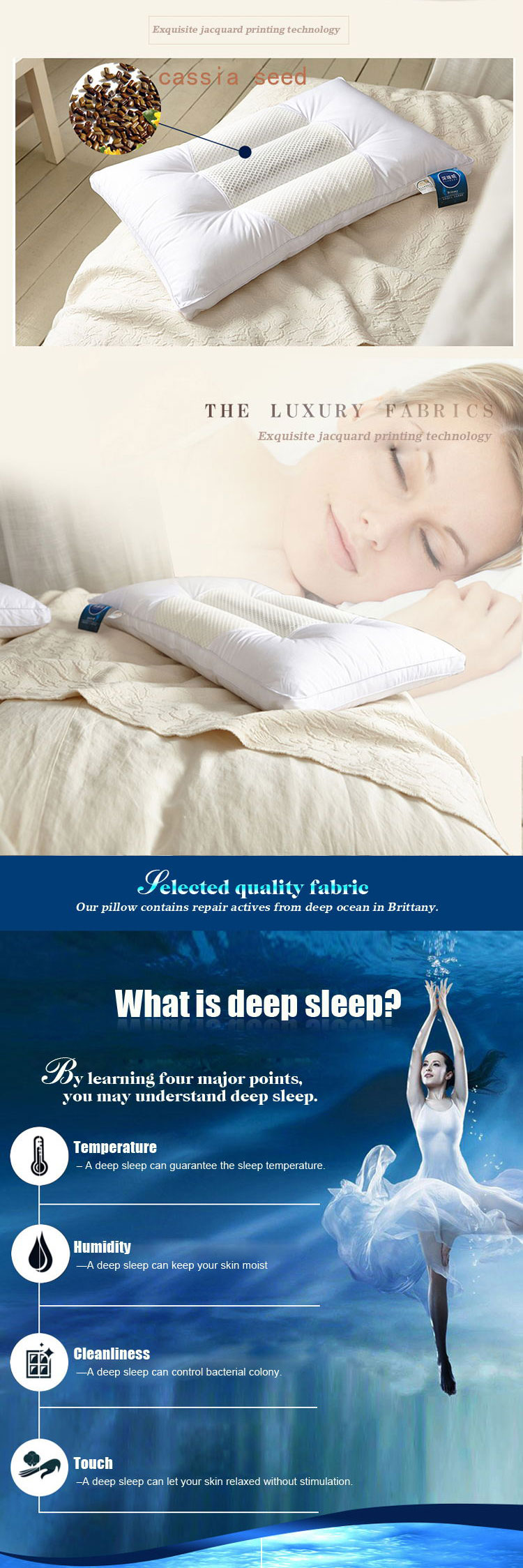 Soft and Comfortable Bed Pillow