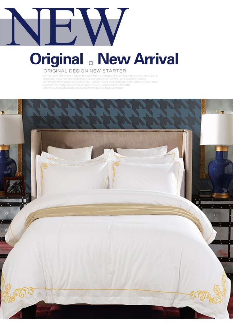 Embroidered Soft Charles Hotel Bedding