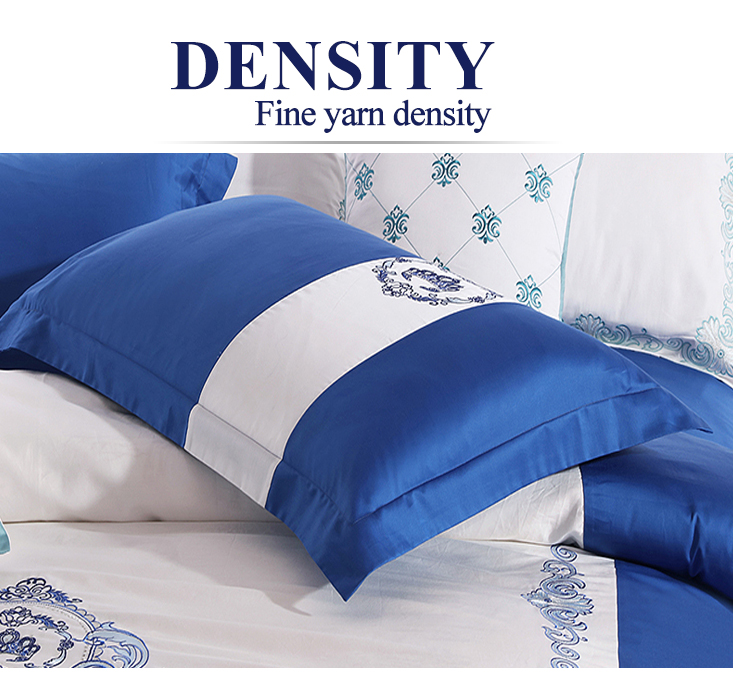 Deluxe Inn embroidered bed sheets