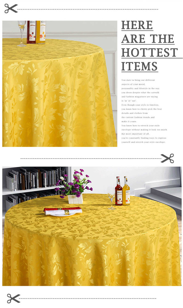 Polyester Round Tablecloth