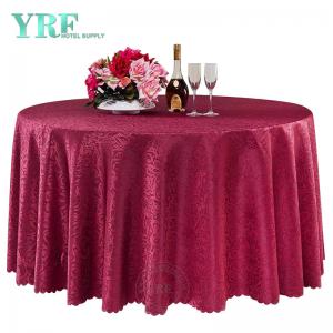 Polyester Round Damask Table Linen