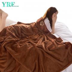 Cobertor de roupa de cama de pelúcia lisa