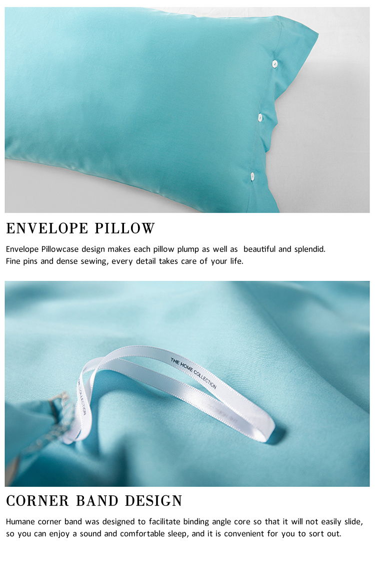 Blue Cotton Duvet Cover For Hotel