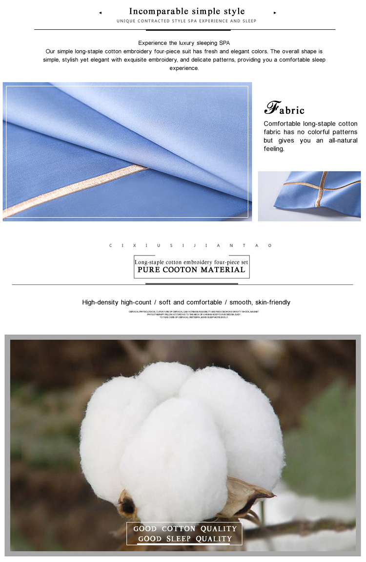 Durable Cotton Double Bed Linen