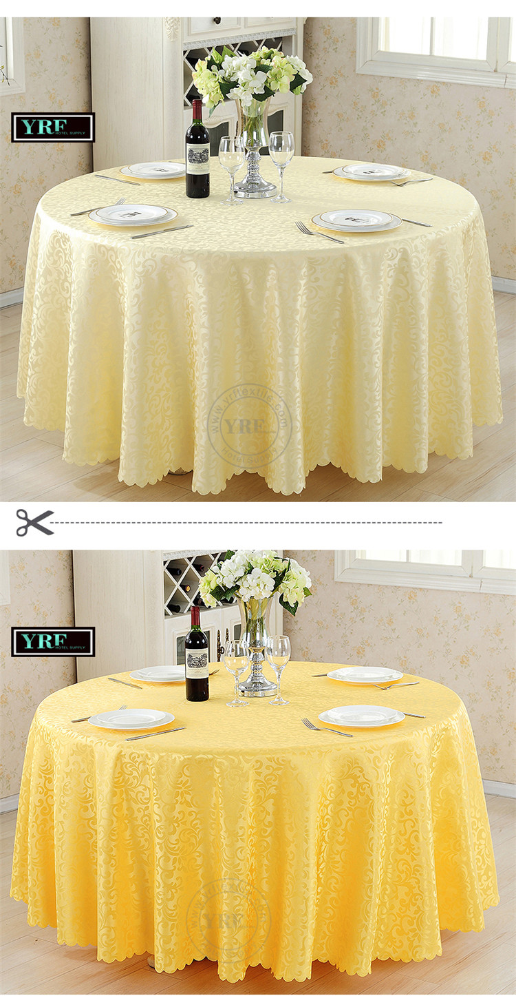 Wedding Hotel Banquet Round Tablecloth