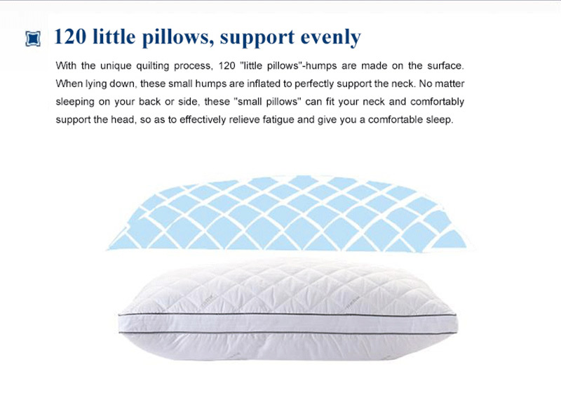Unique anti-bacterialHotel Polyester pillow