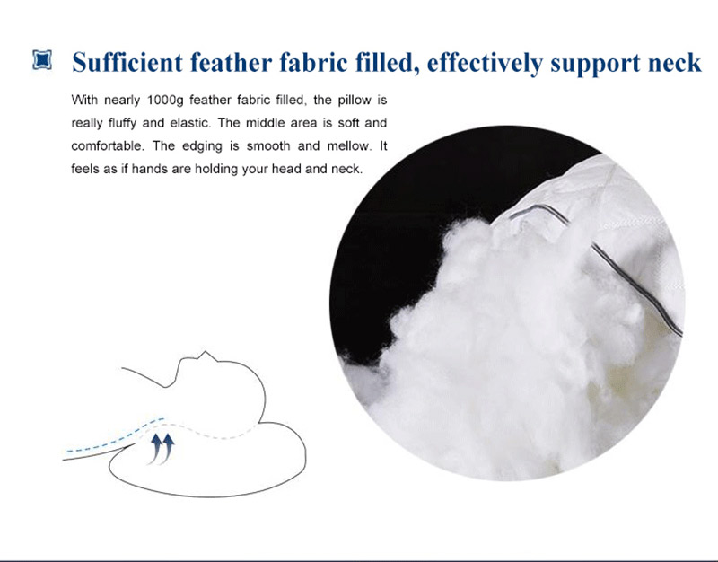 Super fine Feather Fiber 5 Star Hotel Hilton Pillows