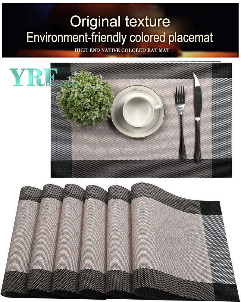 Non-stain Cream Placemats Heat-Resistant
