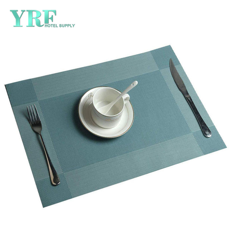 Rectangular Blue Table Mats PVC