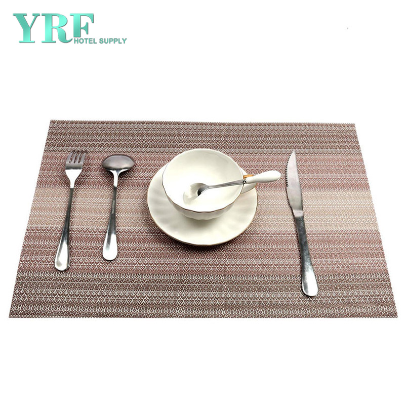 Oblong Brown Placemats