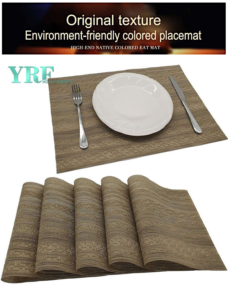 Non-stain Coffee And Olive Table Mats Non-fading