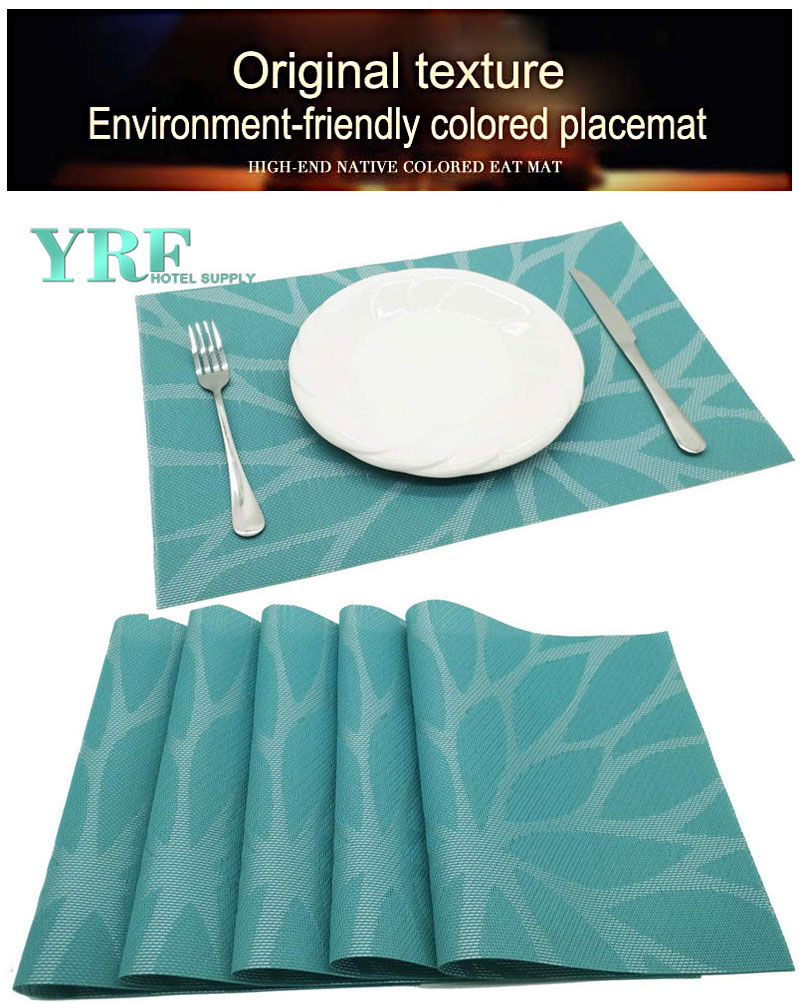 Washable Blue Flower Placemats Dries very quickly