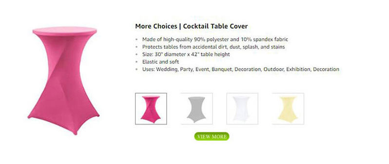 Heavy duty Stain resistant For Cocktail Round Folding Tables