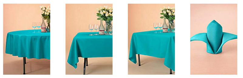Parties 85x85 inch Square Table Cloth Pure Caribbean