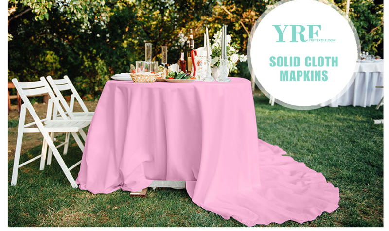Round Table Cover Pink 120