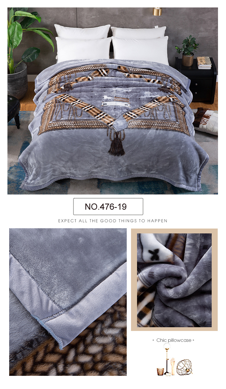 Cozy Bedding Blanket Colorful Fleece