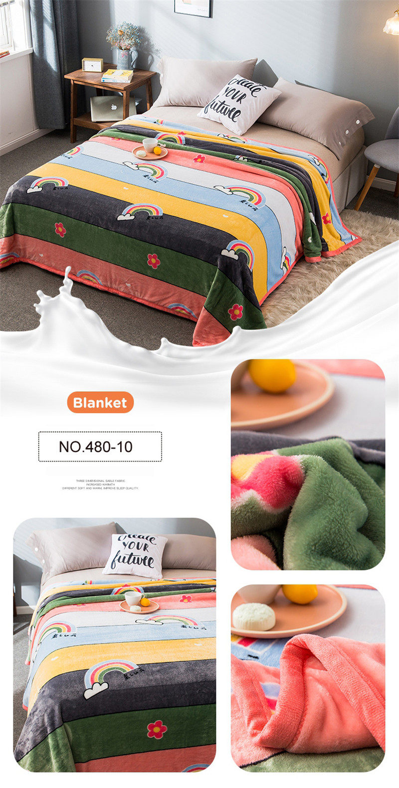Autumn Bedding Blanket Super Soft