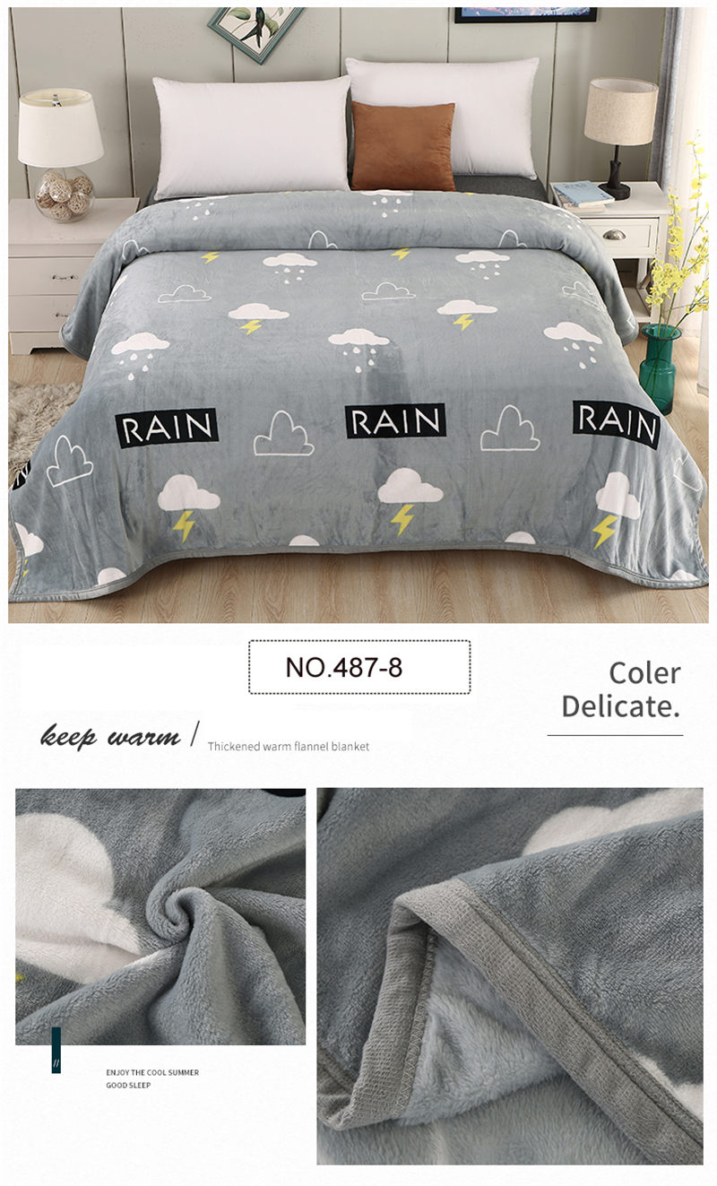 Lightweight Micro Fleece Bedding Blanket