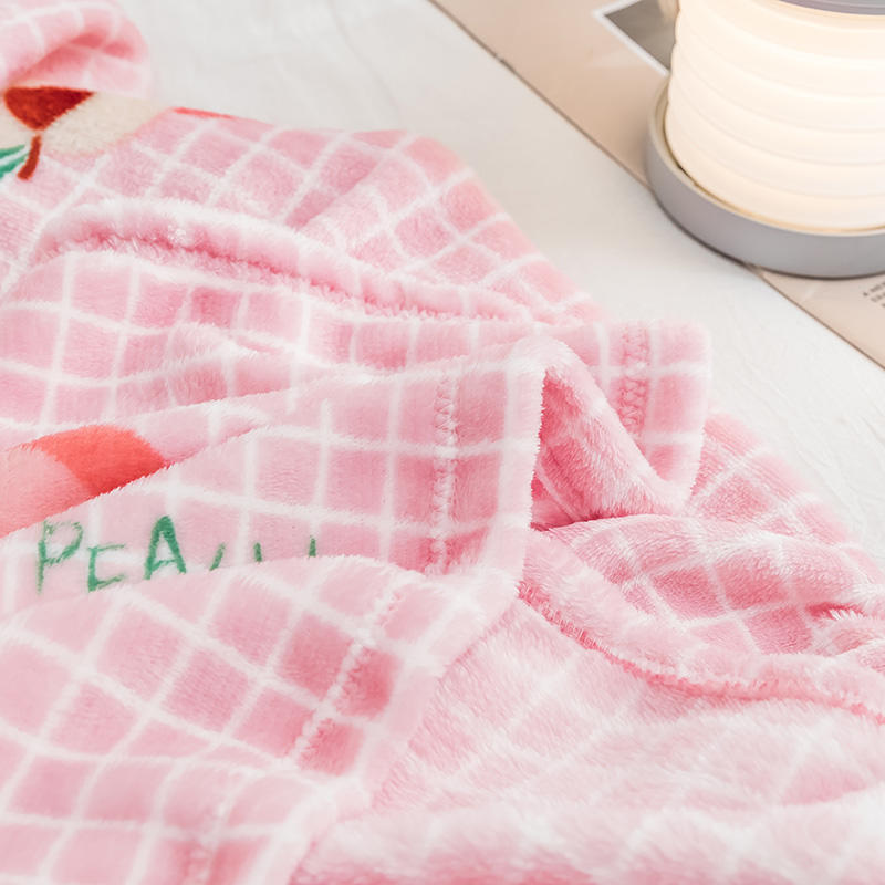 Lightweight Blankets Pink Plaid