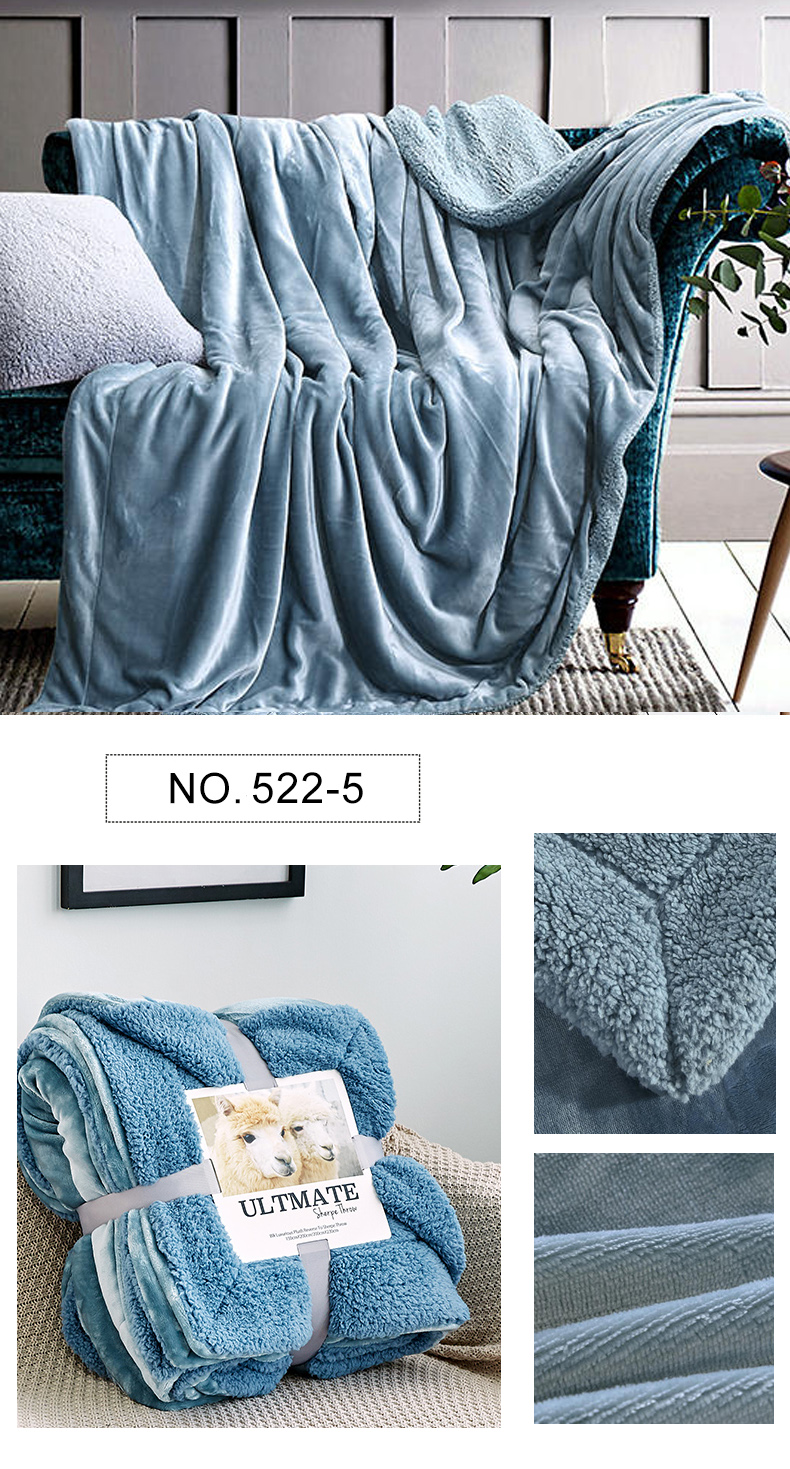 Fleece 100% Polyester Throw Blanket