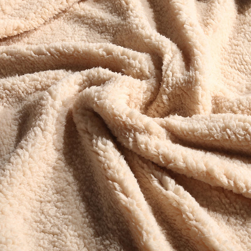 Coral Blanket Warm Camel