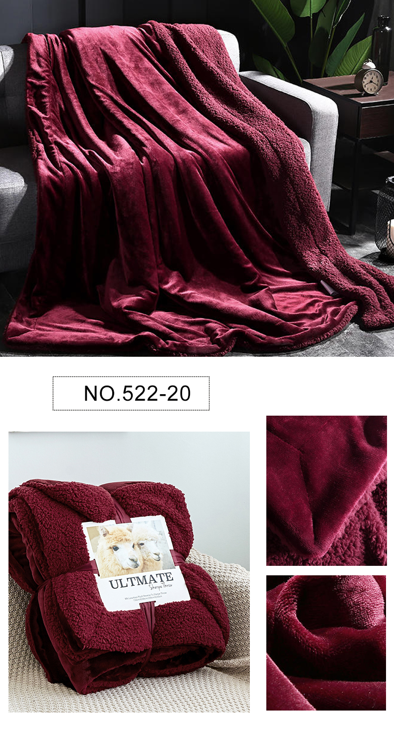 100% Polyester Coral Blanket Very Soft