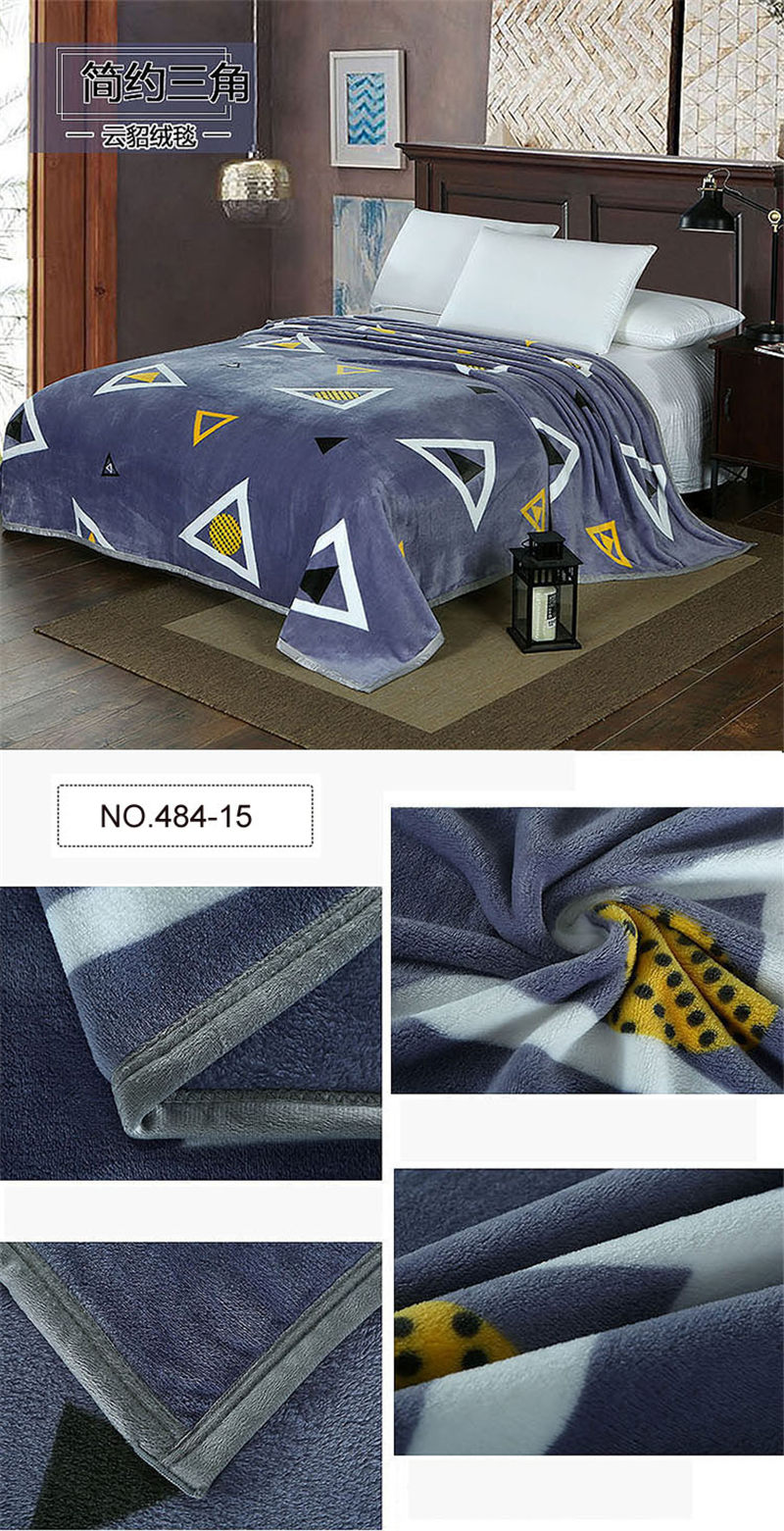 Cheap Simple Style Wool Blanket
