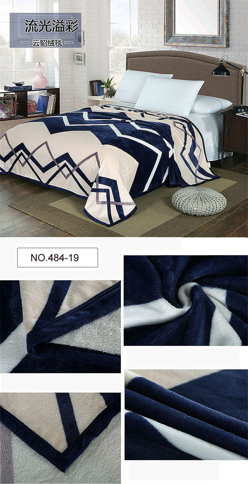 Fleece Blankets Comfortable Gingham