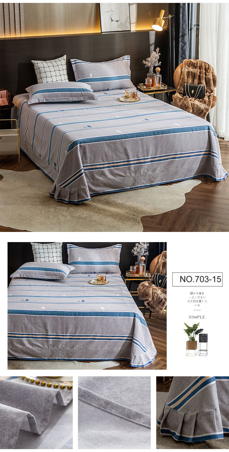 Printed Bedsheet For 4PCS King