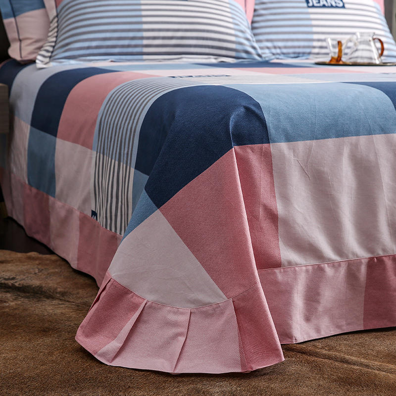 Comfortable Wrinkle Sheet Set For Single Bed
