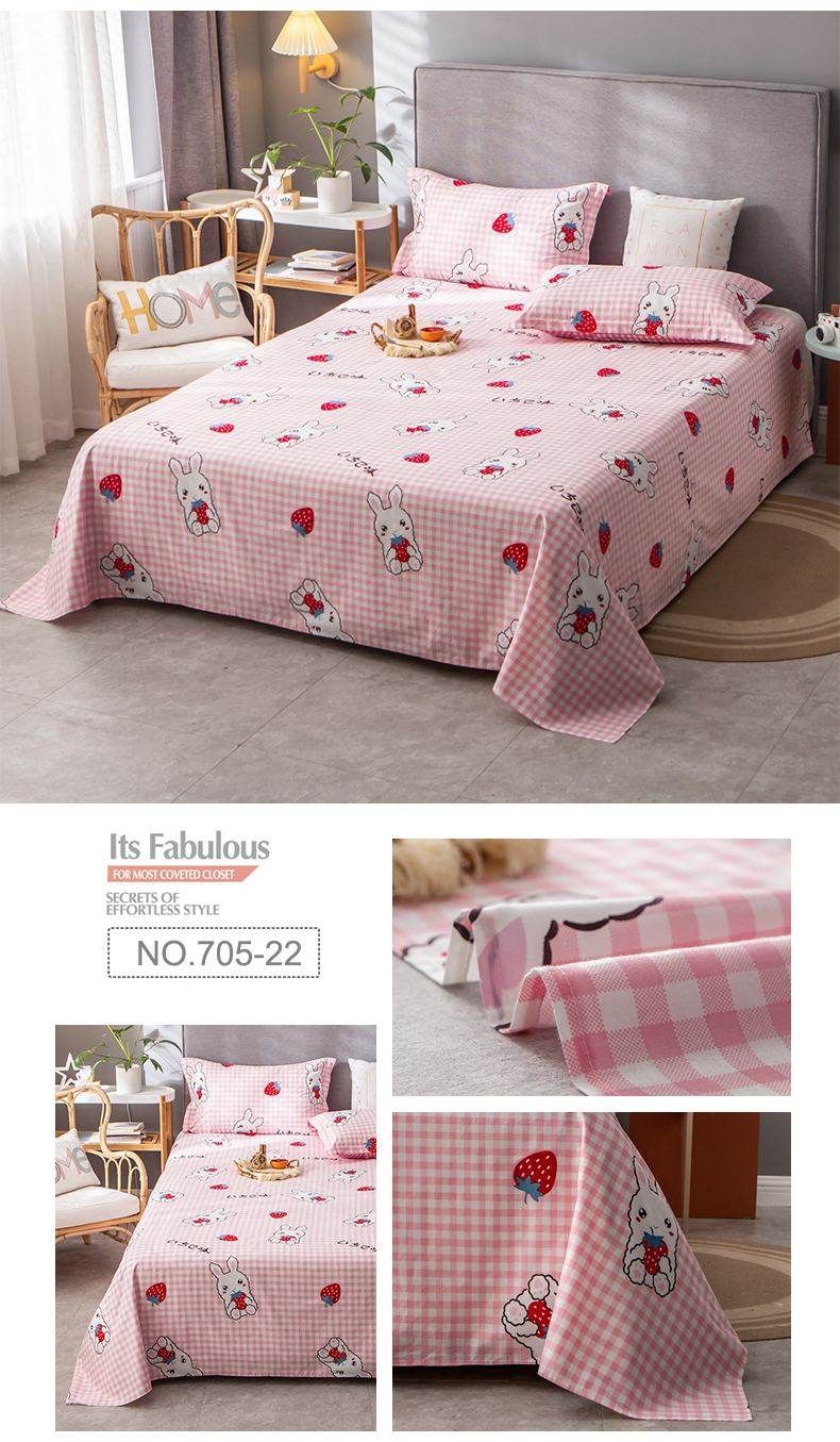 Fashion Style Bed Sheet Set Soft