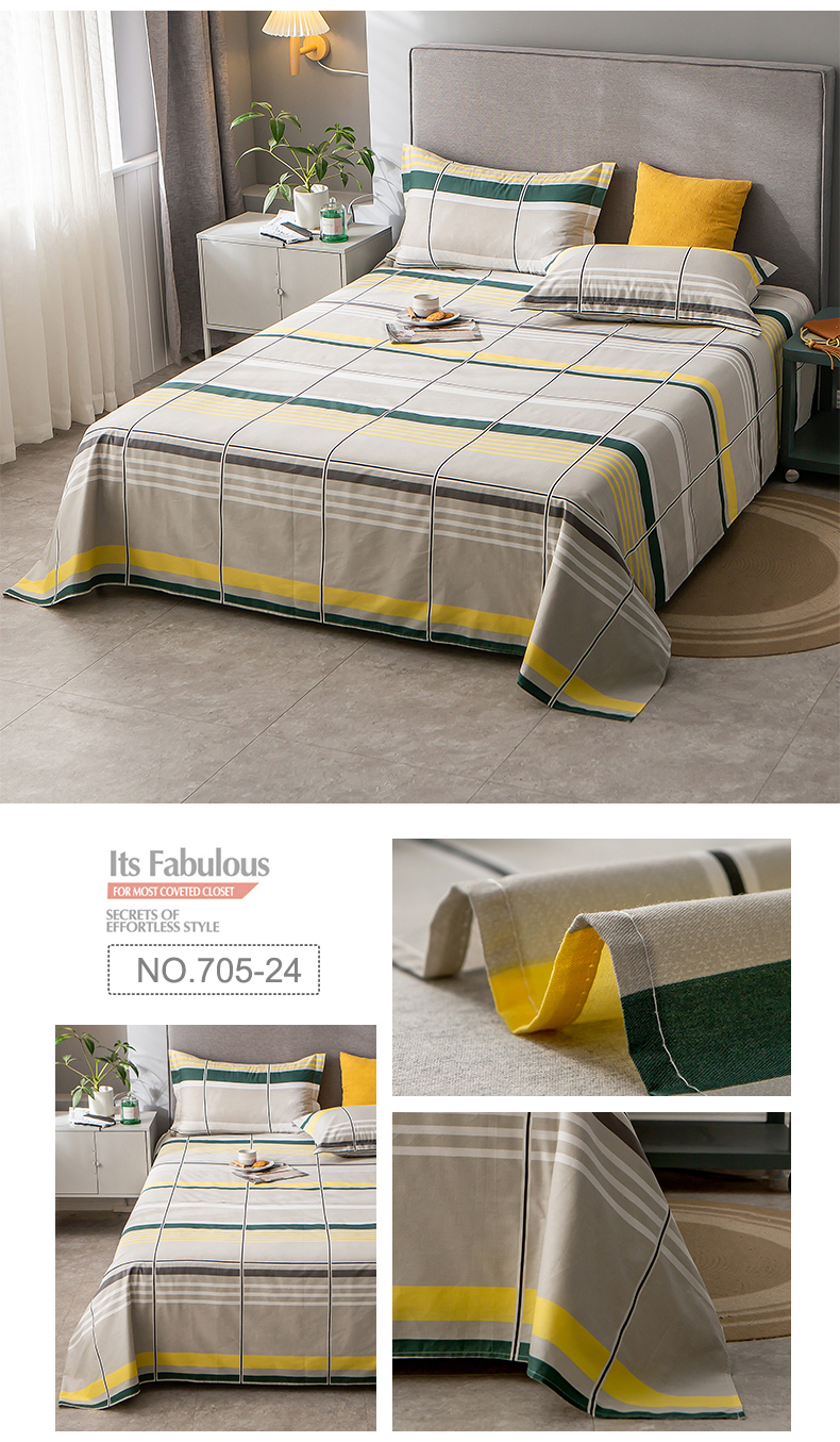 Bed Sheet Set Fashion Style Soft
