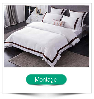 White Embroidered Bedding For Hotels