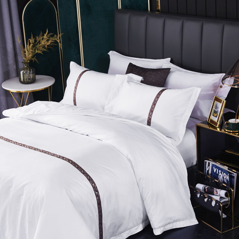 600 Thread Percale Weave Pima Cotton Hotel Bedding