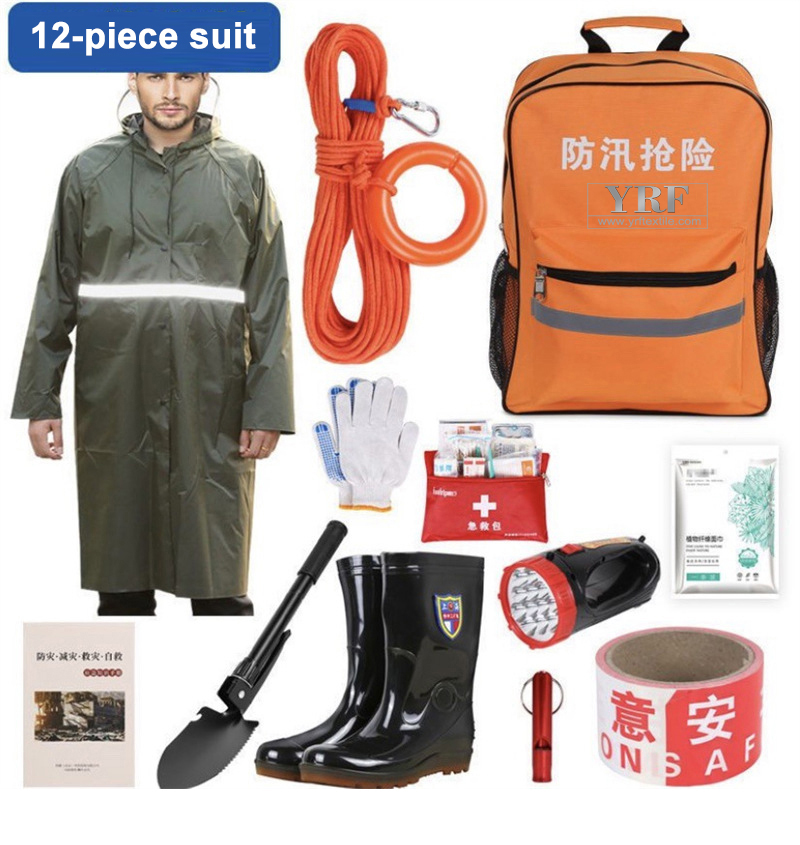 Orange-Red Night Vision Reflective Rescue Bag