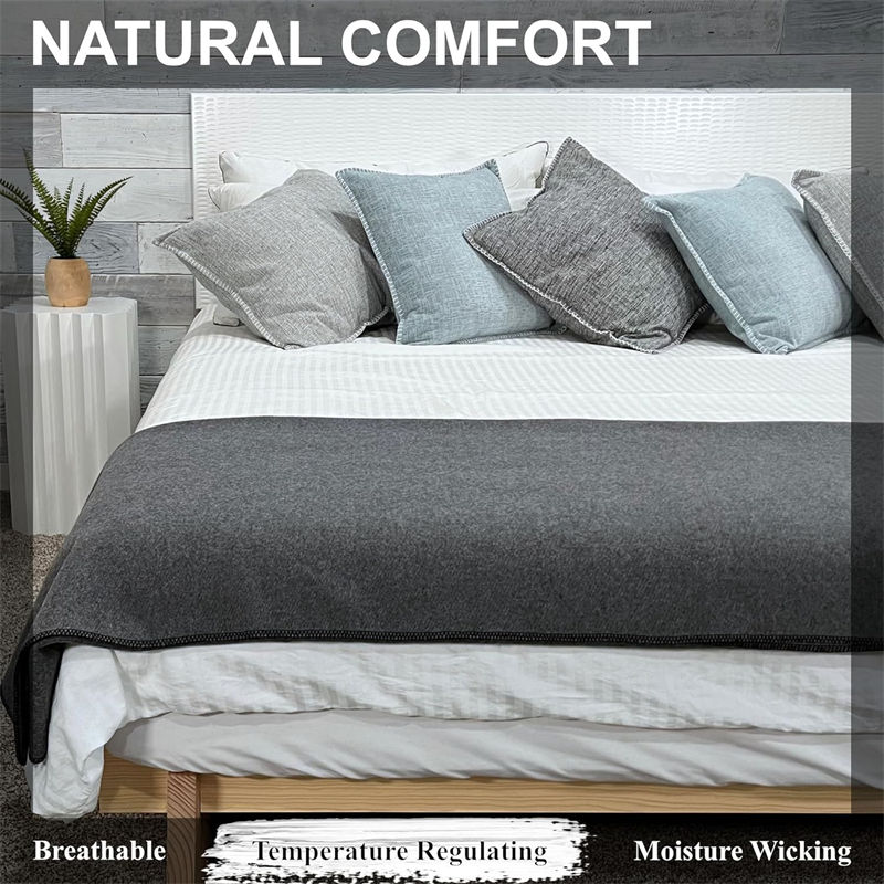 50% Wool 250g/hr Grey Fiber Emergency Blanket