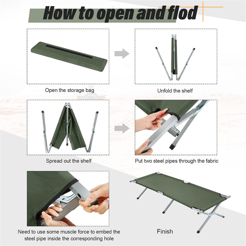 Outdoor concealment Green bed