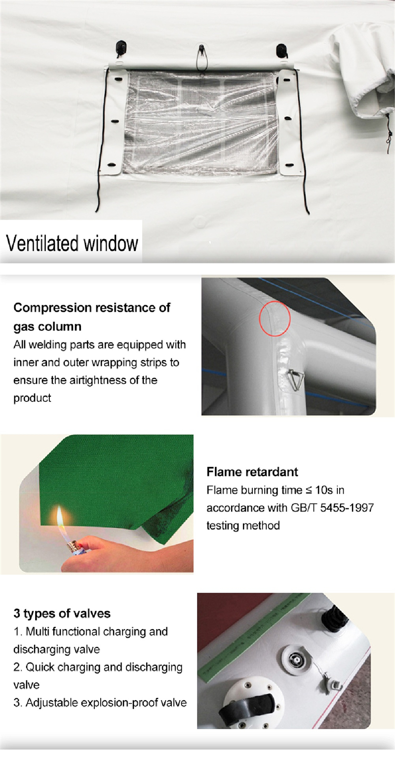 Large 100 km/h wind tent