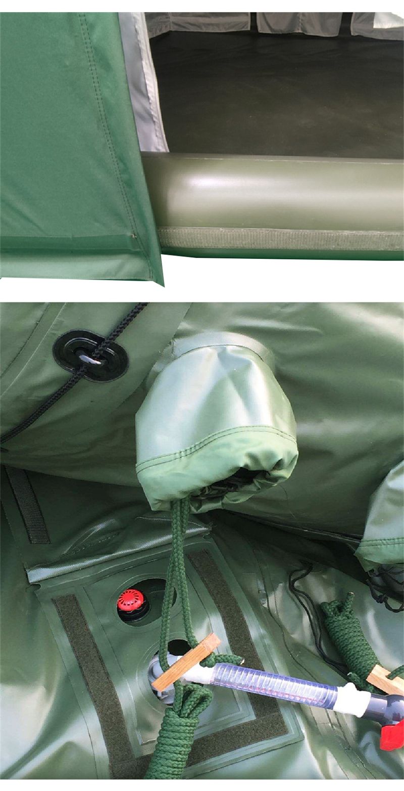 Green tent 10x12x4m large - 30°C to 50°C
