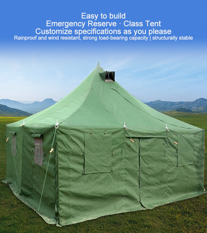Durable Green fireproof tent