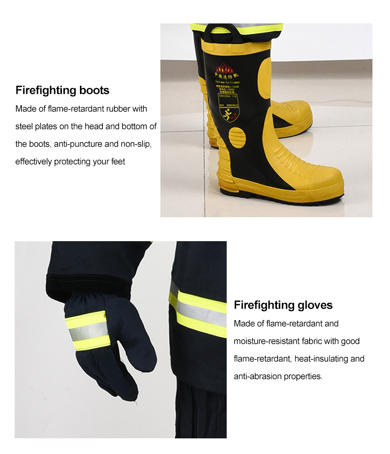 High Temperature Resistant Firefighting Suit Protection