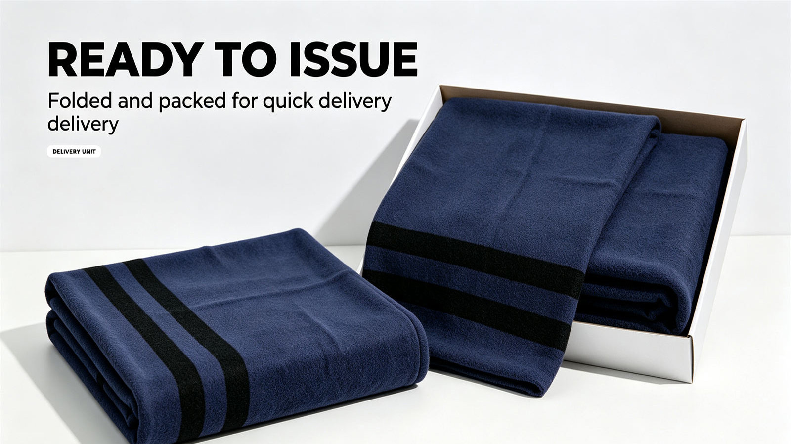 Navy Blue institutional facility blanket shown for bulk procurement, specification comparison, storage planning and project distribution review Navy Blue institutional facility blanket shown for bulk procurement, specification comparison, storage planning and project distribution review