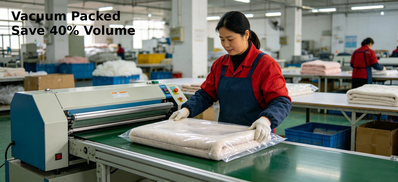 Relief blankets vacuum compressed for compact storage and shipping Relief blankets vacuum compressed for compact storage and shipping