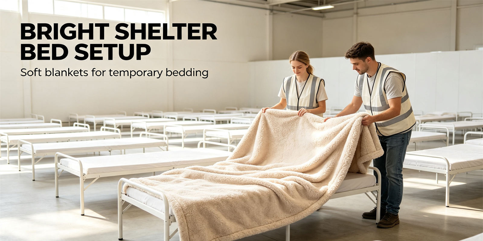 YRF Textile blankets shown in a practical supply setting supporting issue, use and operational planning decisions for institutional buyers for the create one artwork register section.