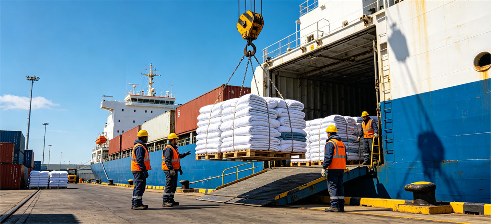 Relief blanket export loading scene for China supply chain capacity and emergency replenishment planning
