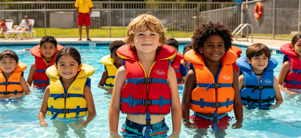 Water Rescue Life Jackets showing child size range for government procurement and emergency reserve planning Water Rescue Life Jackets showing child size range for government procurement and emergency reserve planning
