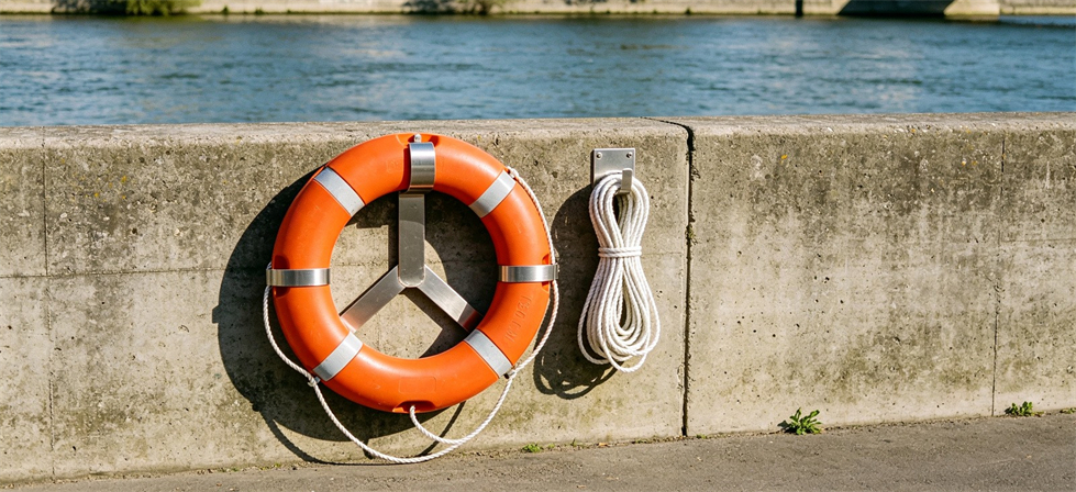 Rescue Lifebuoys showing lifebuoy with rope for humanitarian relief distribution and stockpile review Rescue Lifebuoys showing lifebuoy with rope for humanitarian relief distribution and stockpile review