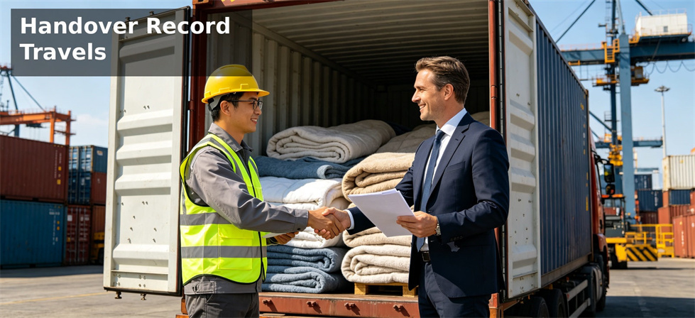 Relief blanket handover record for total project cost control and cross-border procurement documentation