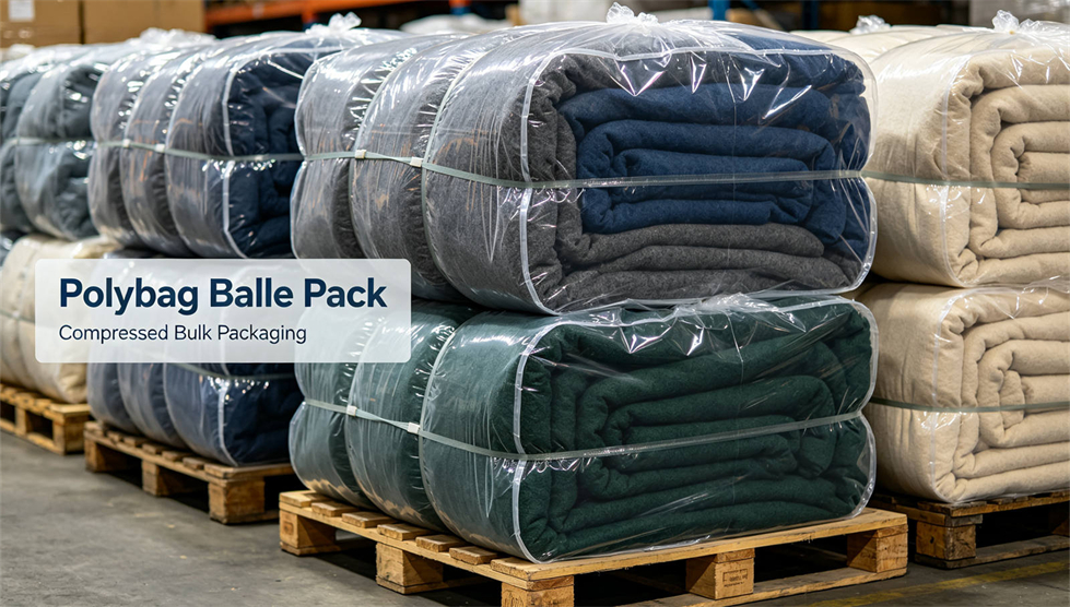 Emergency blanket packing presentation showing solid color dark blue for institutional procurement review Emergency blanket packing presentation showing solid color dark blue for institutional procurement review