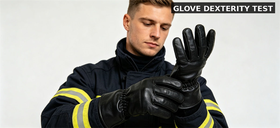 Firefighter gear glove dexterity for institutional procurement, inspection and supply planning Firefighter gear glove dexterity for institutional procurement, inspection and supply planning